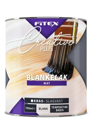 Beperkte Voorraad Fitex Creative PLUS Blanke Lak Mat